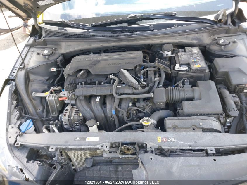 2022 Hyundai Elantra Preferred Ivt With Sun And Tech Package VIN: KMHLM4AG3NU363196 Lot: 12029564