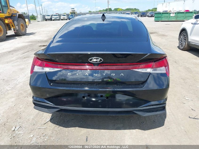 2022 Hyundai Elantra Preferred Ivt With Sun And Tech Package VIN: KMHLM4AG3NU363196 Lot: 12029564