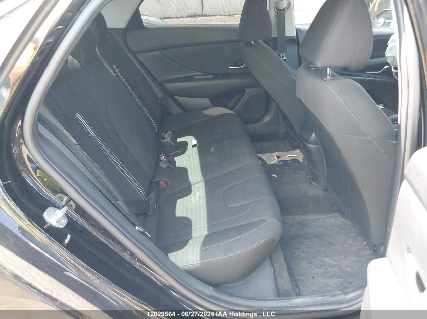 2022 Hyundai Elantra Preferred Ivt With Sun And Tech Package VIN: KMHLM4AG3NU363196 Lot: 12029564