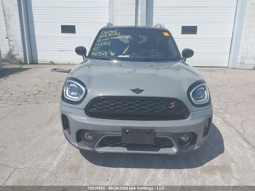 2022 Mini Cooper VIN: WMZ83BR0XN3N53852 Lot: 12029583