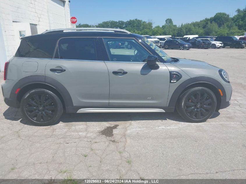 2022 Mini Cooper VIN: WMZ83BR0XN3N53852 Lot: 12029583