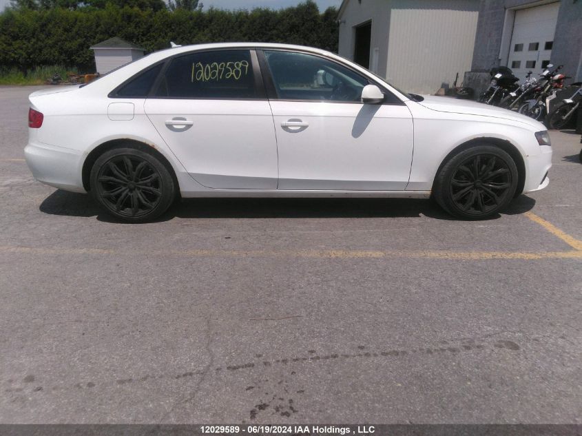 2012 Audi A4 VIN: WAUBFCFL6CN000728 Lot: 12029589
