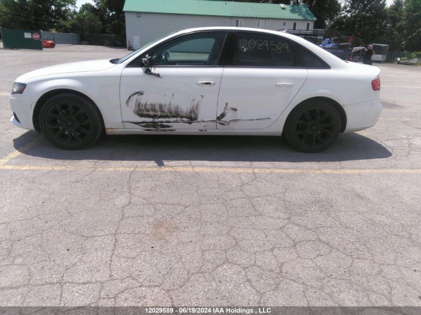 2012 Audi A4 VIN: WAUBFCFL6CN000728 Lot: 12029589