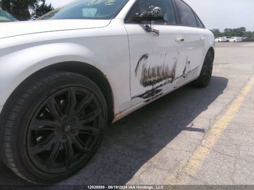 2012 Audi A4 VIN: WAUBFCFL6CN000728 Lot: 12029589