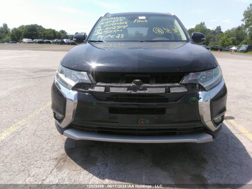 2016 Mitsubishi Outlander VIN: JA4JZ4AX5GZ602504 Lot: 12029599