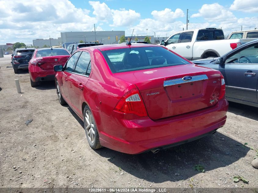 2010 Ford Fusion Sel VIN: 3FAHP0JG3AR346576 Lot: 12029611