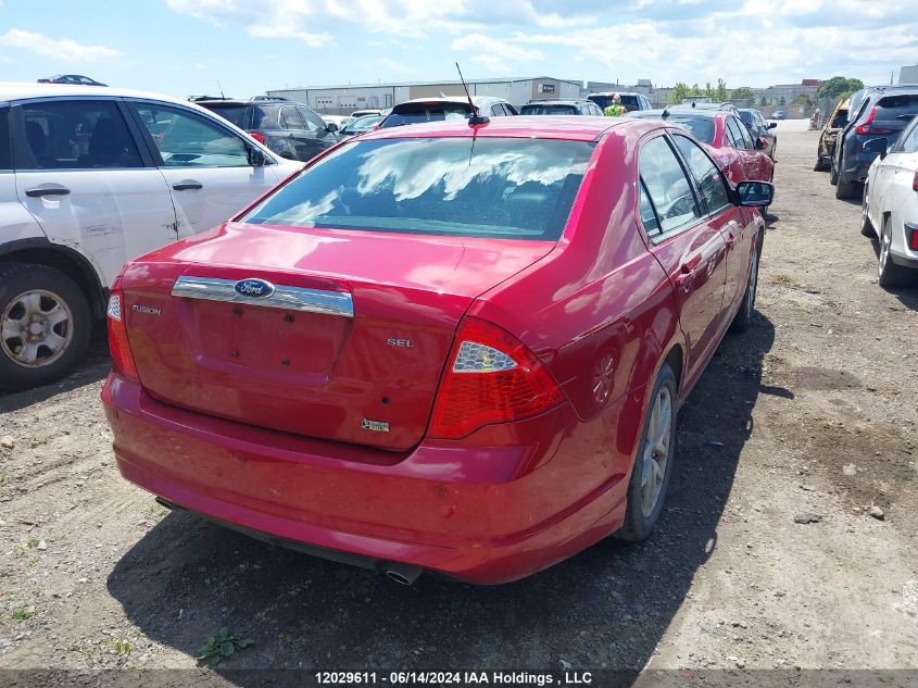 2010 Ford Fusion Sel VIN: 3FAHP0JG3AR346576 Lot: 12029611