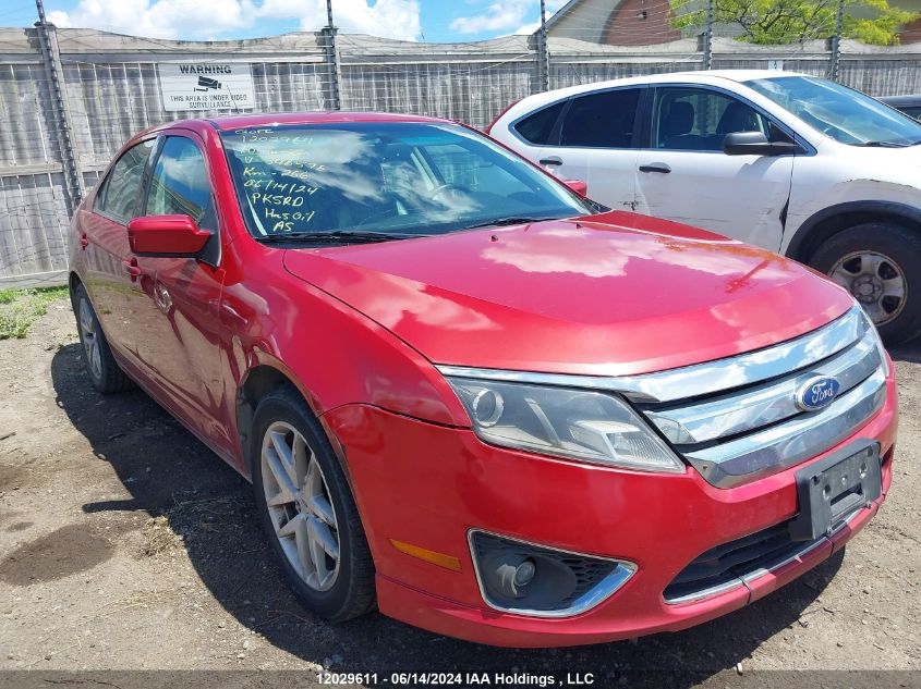 2010 Ford Fusion Sel VIN: 3FAHP0JG3AR346576 Lot: 12029611