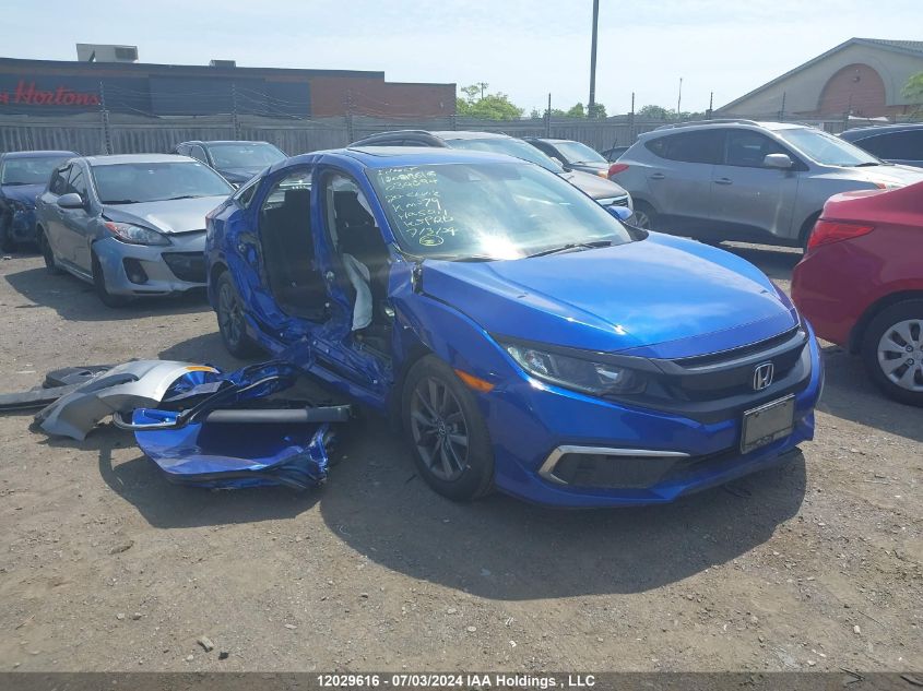 2020 Honda Civic VIN: 2HGFC2F72LH034394 Lot: 12029616