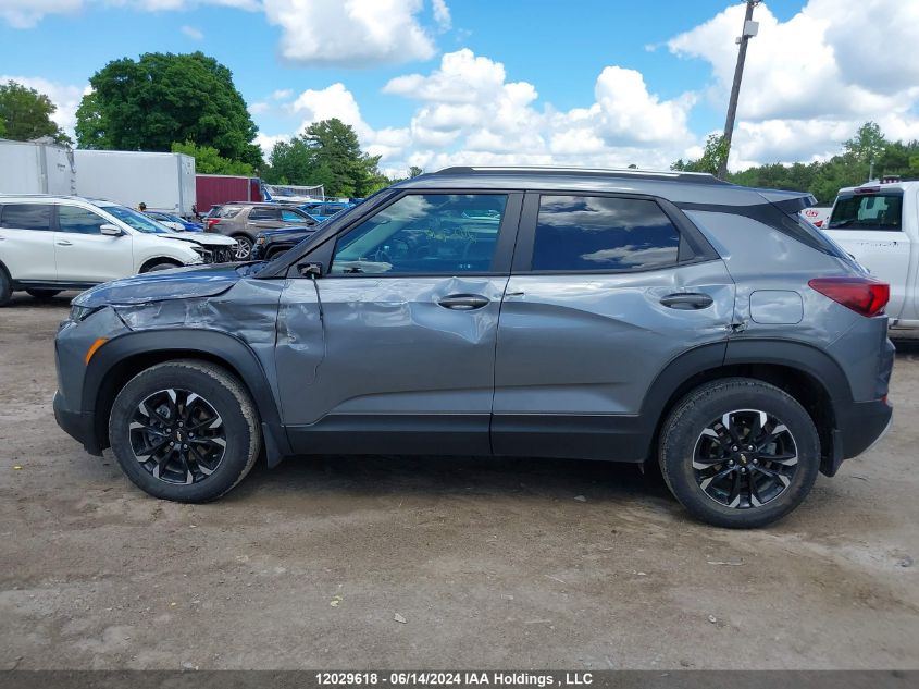 2022 Chevrolet Trailblazer VIN: KL79MPSLXNB072165 Lot: 12029618