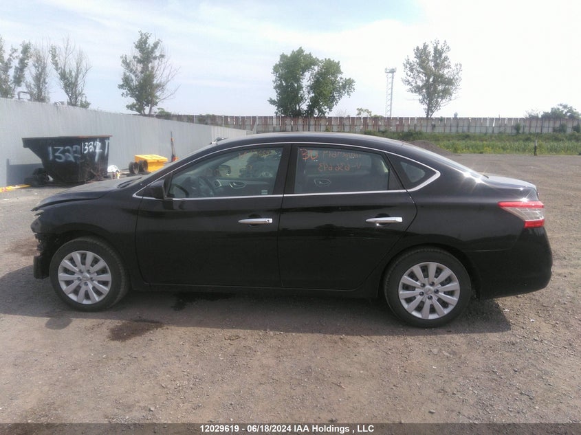 2014 Nissan Sentra S/Sv/Sr/Sl VIN: 3N1AB7AP9EL636643 Lot: 12029619