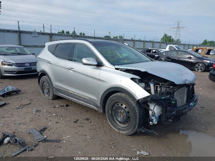 2018 Hyundai Santa Fe Sport 2.0T Se VIN: 5XYZUDLA3JG552787 Lot: 12029620