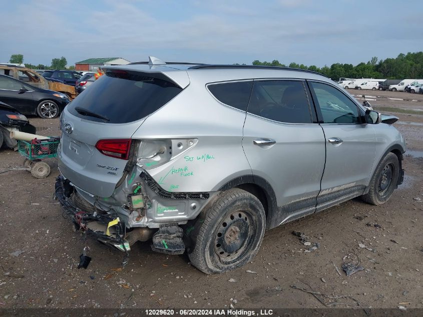 2018 Hyundai Santa Fe Sport 2.0T Se VIN: 5XYZUDLA3JG552787 Lot: 12029620