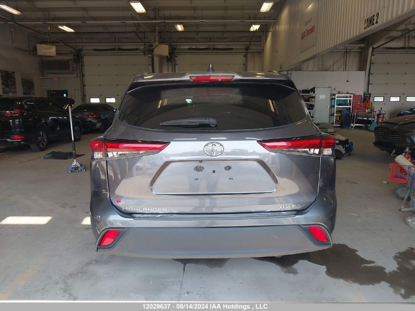 2020 Toyota Highlander Xle VIN: 5TDGZRBH1LS521368 Lot: 12029637