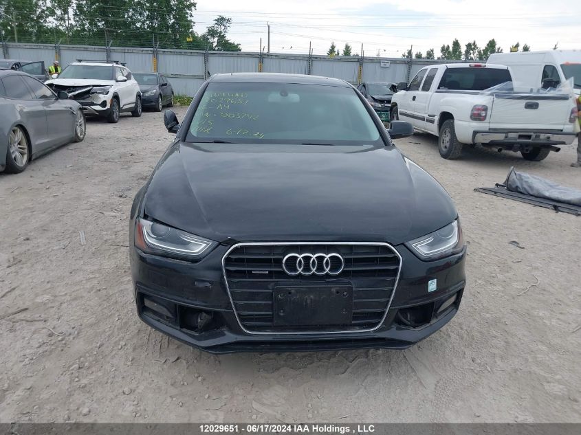 2016 Audi A4 Progressiv Plus VIN: WAUFFCFL5GN003742 Lot: 12029651