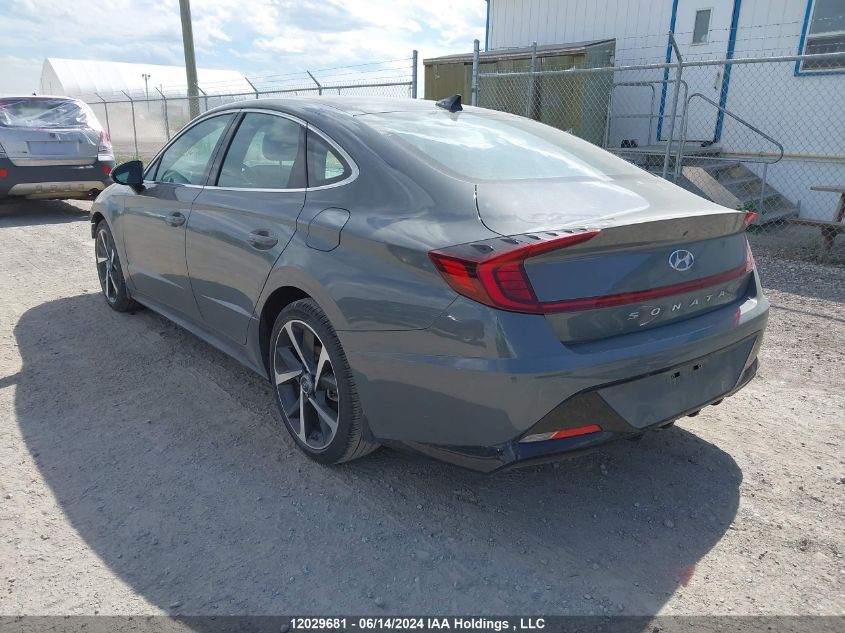 2021 Hyundai Sonata Sel Plus VIN: 5NPEJ4J24MH111492 Lot: 12029681