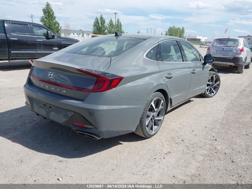 2021 Hyundai Sonata Sel Plus VIN: 5NPEJ4J24MH111492 Lot: 12029681