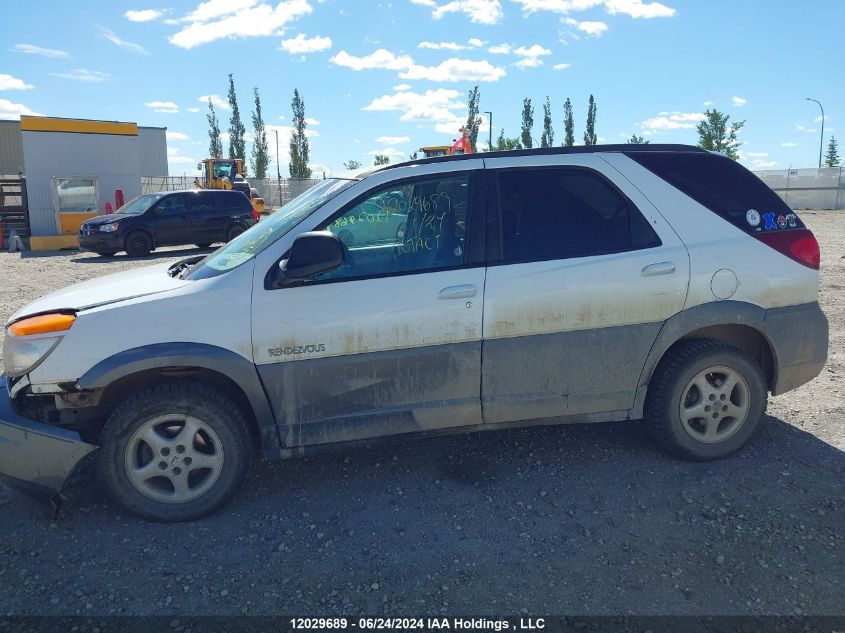 2003 Buick Rendezvous VIN: 3G5DA03E33S522292 Lot: 12029689