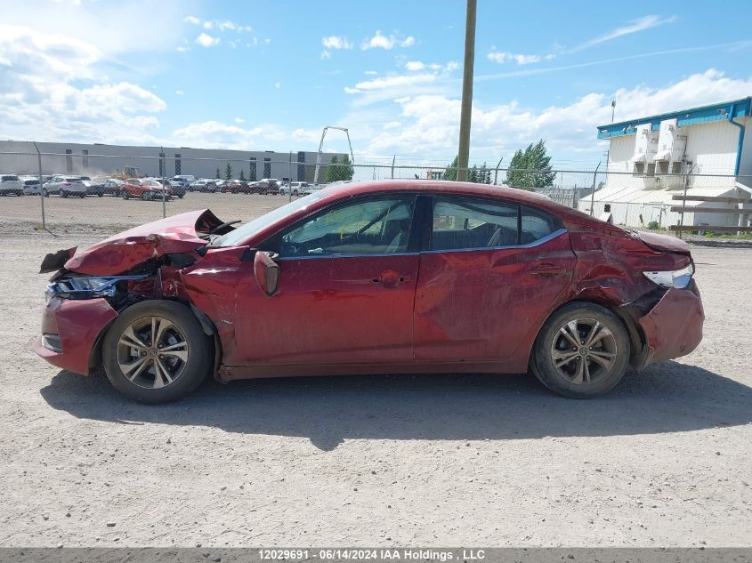 2022 Nissan Sentra Sv VIN: 3N1AB8CV9NY266332 Lot: 12029691