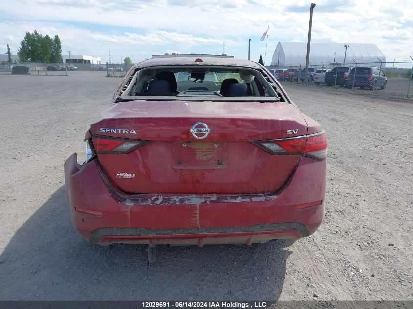 2022 Nissan Sentra Sv VIN: 3N1AB8CV9NY266332 Lot: 12029691