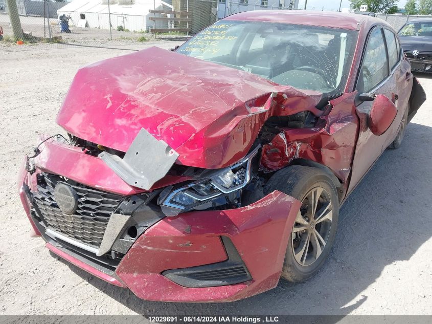 2022 Nissan Sentra Sv VIN: 3N1AB8CV9NY266332 Lot: 12029691