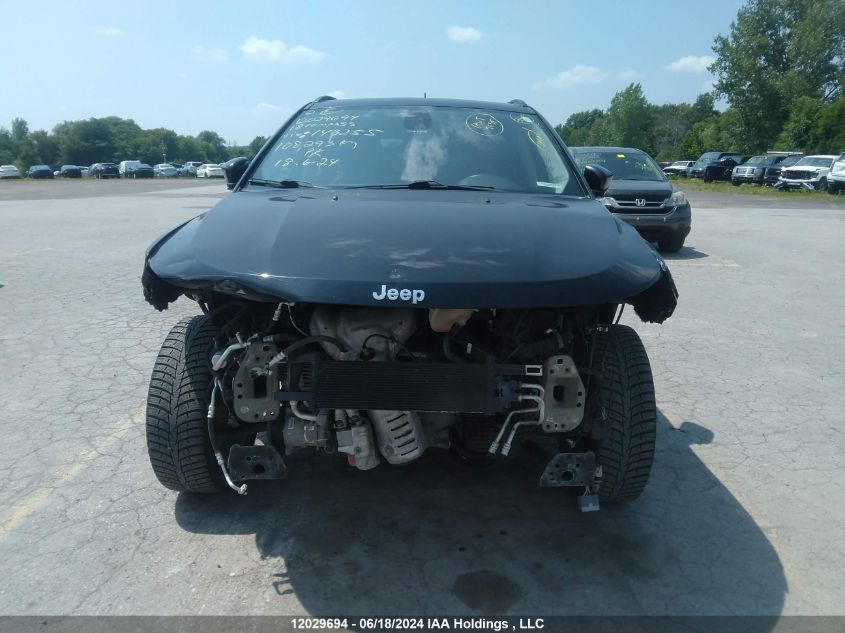 2018 Jeep Compass Latitude VIN: 3C4NJDBB4JT143255 Lot: 12029694