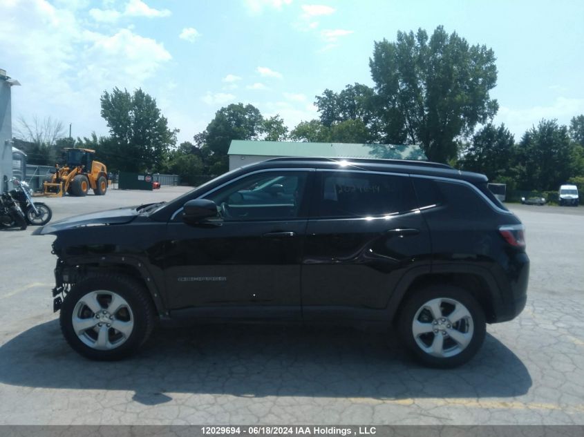 2018 Jeep Compass Latitude VIN: 3C4NJDBB4JT143255 Lot: 12029694