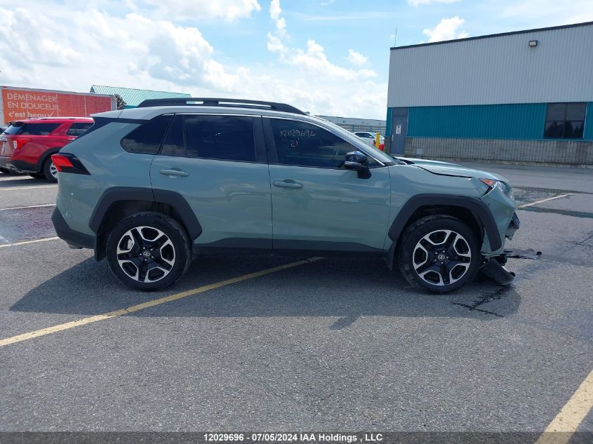 2021 Toyota Rav4 Trail VIN: 2T3J1RFV1MW237512 Lot: 12029696