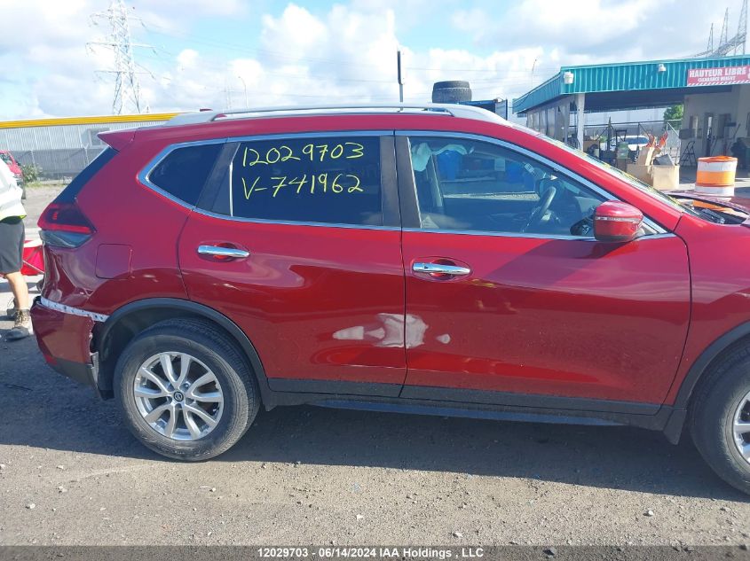 2020 Nissan Rogue VIN: 5N1AT2MV8LC741962 Lot: 12029703