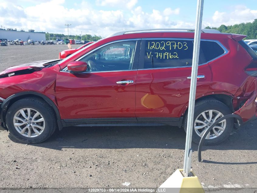 2020 Nissan Rogue VIN: 5N1AT2MV8LC741962 Lot: 12029703