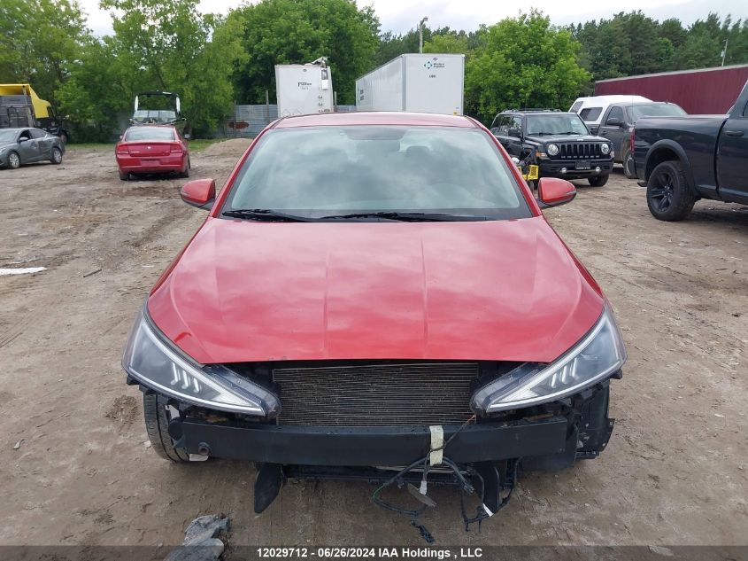 2019 Hyundai Elantra Preferred VIN: KMHD84LF7KU738628 Lot: 12029712