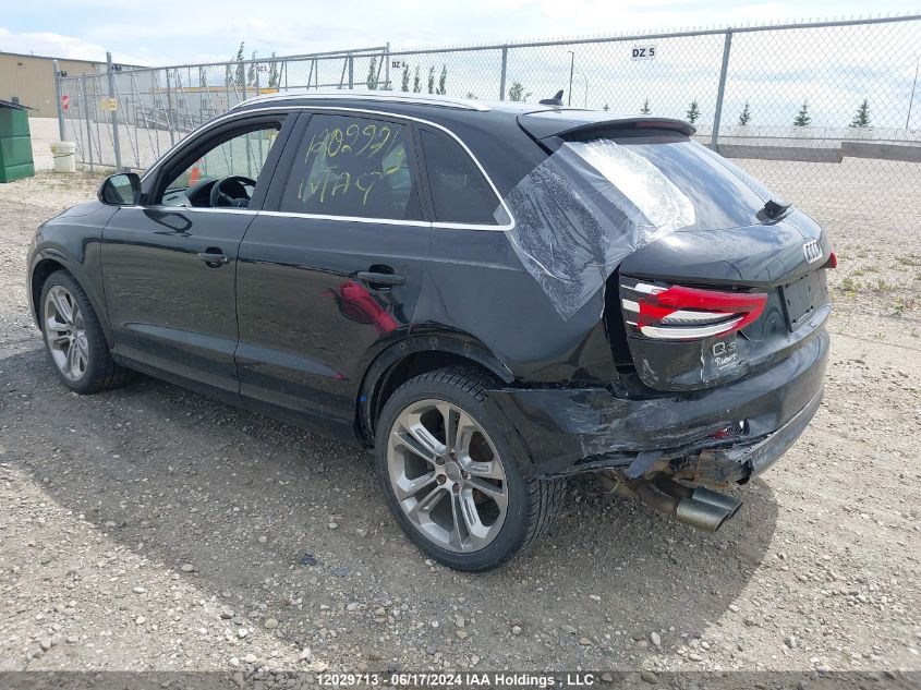 2015 Audi Q3 VIN: WA1GFEFS3FR003735 Lot: 12029713