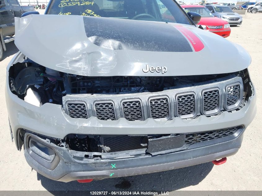 2023 Jeep Compass Trailhawk VIN: 3C4NJDDNXPT557284 Lot: 12029727