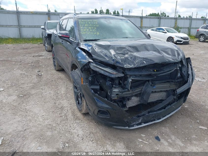 2021 Chevrolet Blazer VIN: 3GNKBCR47MS511625 Lot: 12029729