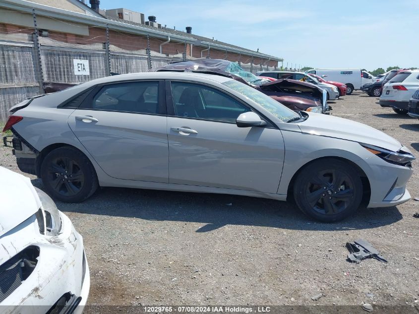 2022 Hyundai Elantra Preferred Ivt With Sun And Tech Package VIN: KMHLM4AG9NU341672 Lot: 12029765