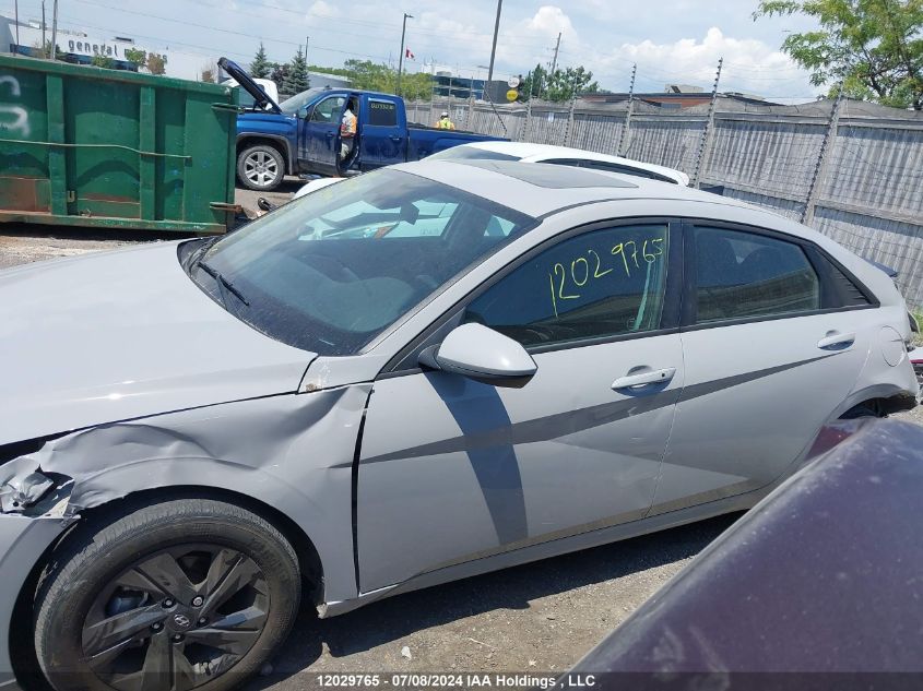 2022 Hyundai Elantra Preferred Ivt With Sun And Tech Package VIN: KMHLM4AG9NU341672 Lot: 12029765