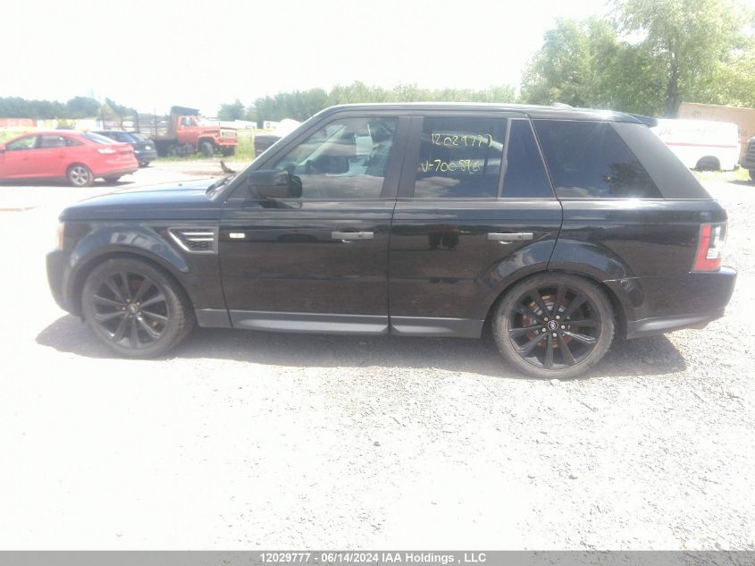 2011 Land Rover Range Rover Sport Hse VIN: SALSF2D40BA700896 Lot: 12029777