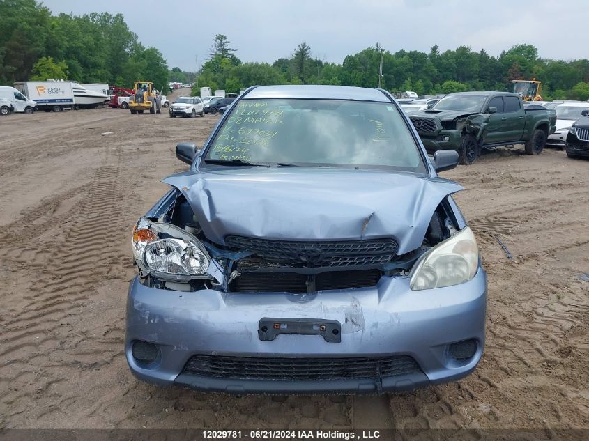 2008 Toyota Matrix Xr VIN: 2T1KR32E68C697037 Lot: 12029781