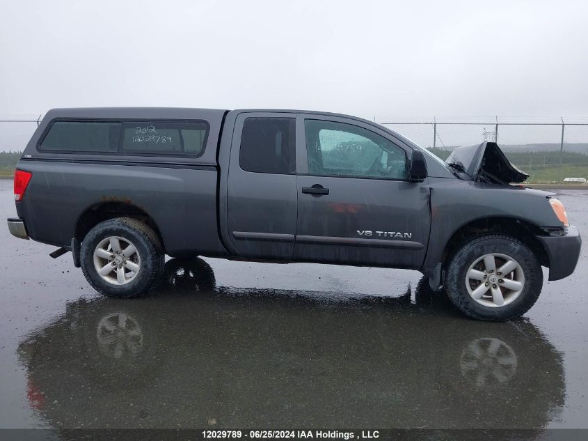 2012 Nissan Titan S/Sv/Pro-4X VIN: 1N6AA0CC2CN317693 Lot: 12029789