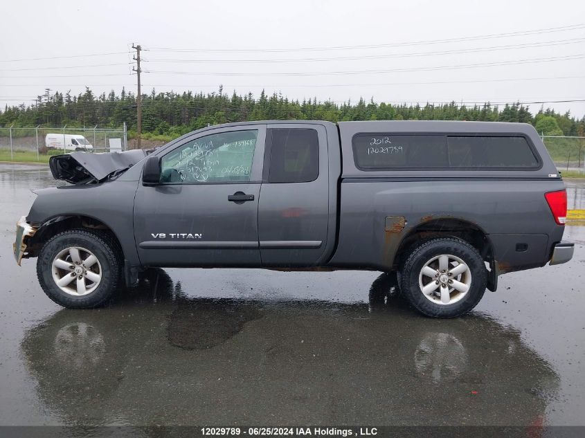 2012 Nissan Titan S/Sv/Pro-4X VIN: 1N6AA0CC2CN317693 Lot: 12029789