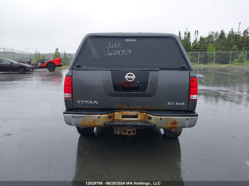 2012 Nissan Titan S/Sv/Pro-4X VIN: 1N6AA0CC2CN317693 Lot: 12029789