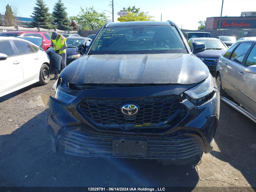 2021 Toyota Highlander Xse VIN: 5TDLZRBH4MS081419 Lot: 12029791