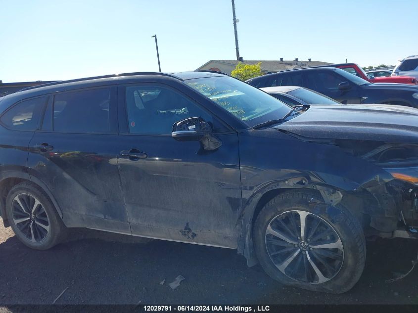 2021 Toyota Highlander Xse VIN: 5TDLZRBH4MS081419 Lot: 12029791