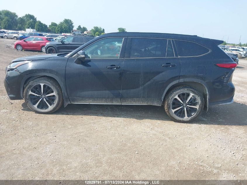 2021 Toyota Highlander Xse VIN: 5TDLZRBH4MS081419 Lot: 12029791