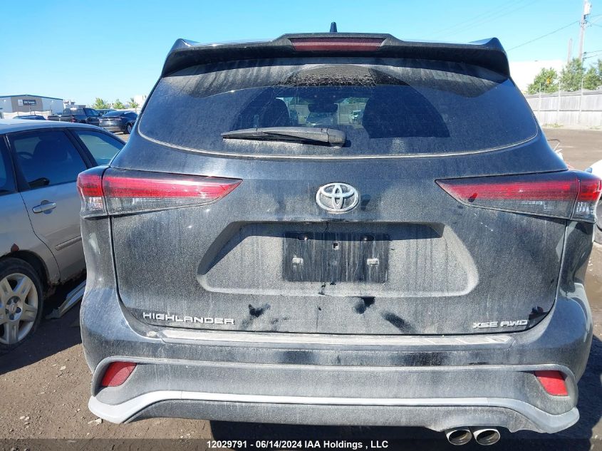 2021 Toyota Highlander Xse VIN: 5TDLZRBH4MS081419 Lot: 12029791
