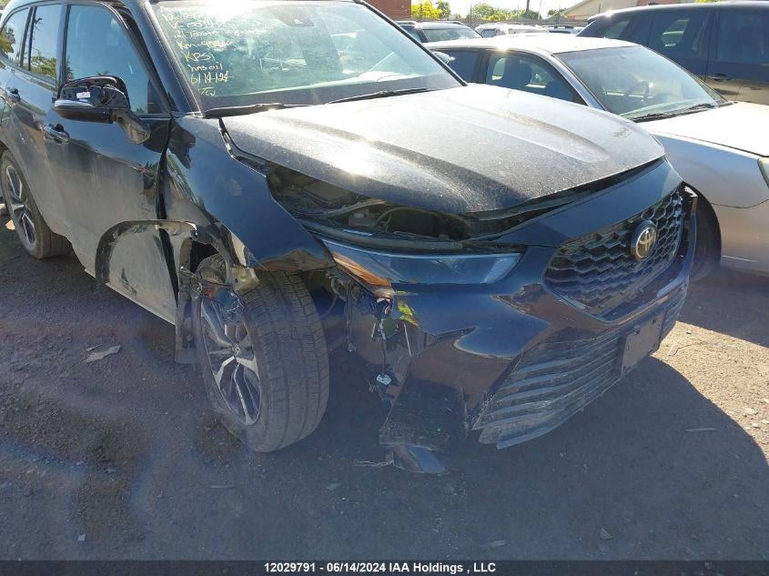 2021 Toyota Highlander Xse VIN: 5TDLZRBH4MS081419 Lot: 12029791