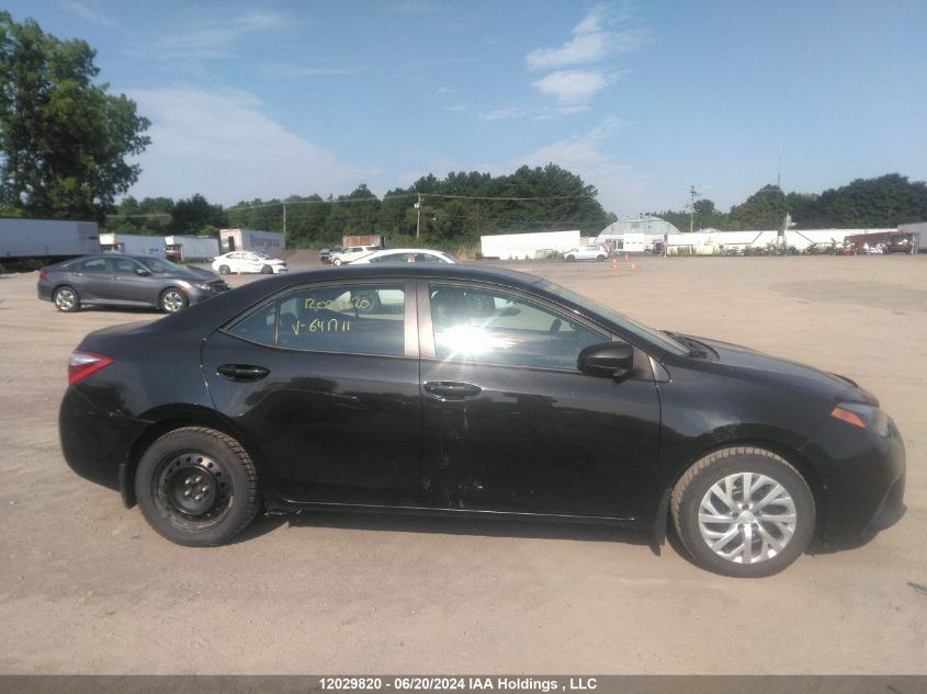 2016 Toyota Corolla L/Le/Le Pls/Prm/S/S Pls VIN: 2T1BURHE1GC641711 Lot: 12029820