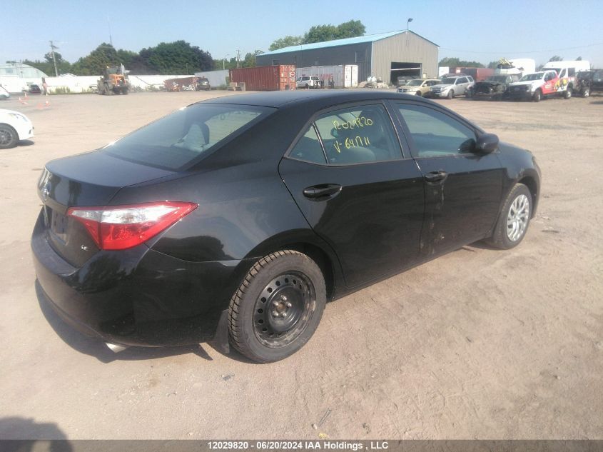 2016 Toyota Corolla L/Le/Le Pls/Prm/S/S Pls VIN: 2T1BURHE1GC641711 Lot: 12029820