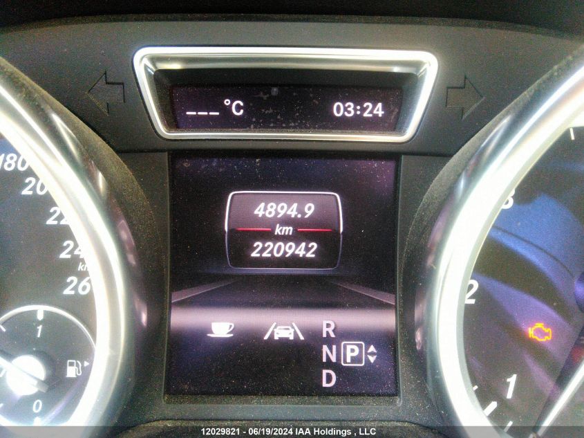 2013 Mercedes-Benz M-Class VIN: 4JGDA2EB8DA110861 Lot: 12029821