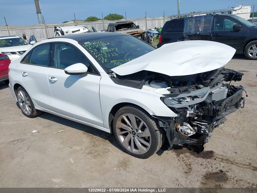 2023 Audi A3 Premium VIN: WAUGUCGYXPA144477 Lot: 12029822